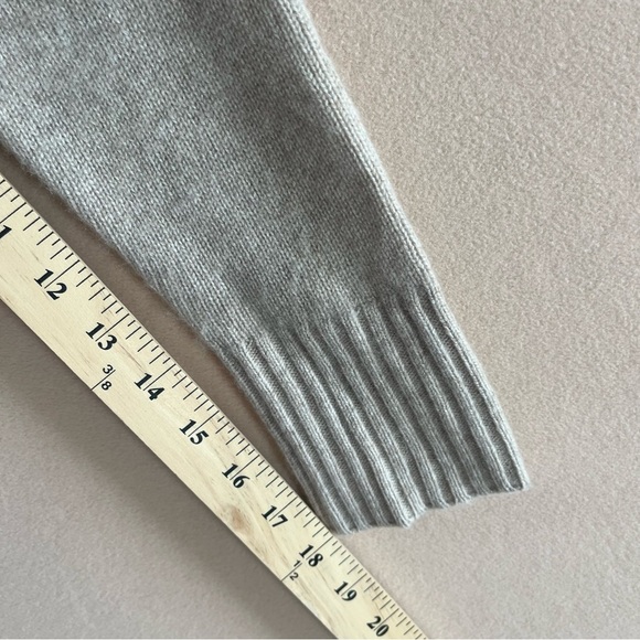 Nordstrom Signature 100% Cashmere Pullover Cowl Neck Oversized Beige Size S - Picture 12 of 14